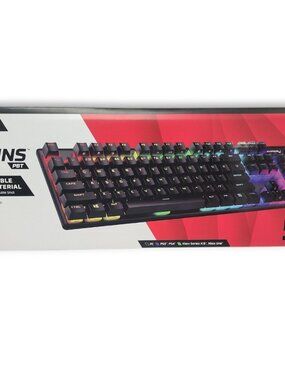 Open Box HyperX Alloy Origins Mechanical Gaming Keyboard RGB Red Linear Switches